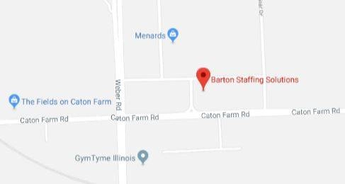 Barton Staffing Joliet Crest Hill Map